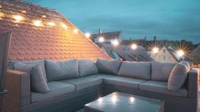 140qm Luxuriöses Penthouse mitten in Schwäbisch Gmünd, 70qm Dachterrasse & Top-Lage, mit WHIRPOOL, Jetzt buchen!